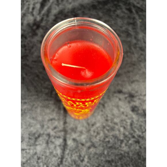 Red Haitian Tie 7-Day Spiritual Candle - Picture 2 of 4